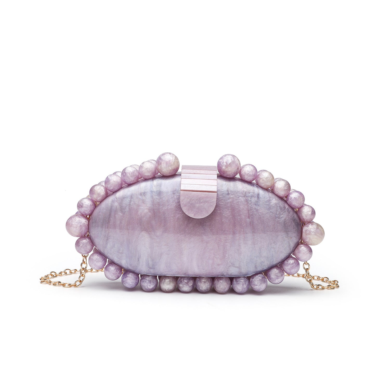 Fashion Minimalist Pearl Acrylic Handbag